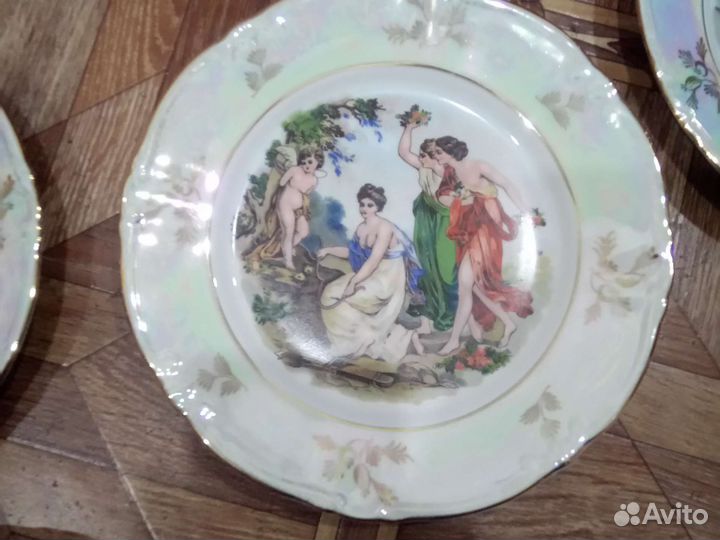 Чашка дулево. Тарелки Мадонна. Кружки