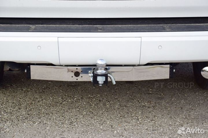 Фаркоп (тсу), для Toyota LC 200 2007- нерж.накл