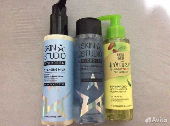 Для снятия макияжа молочко и гель-масло