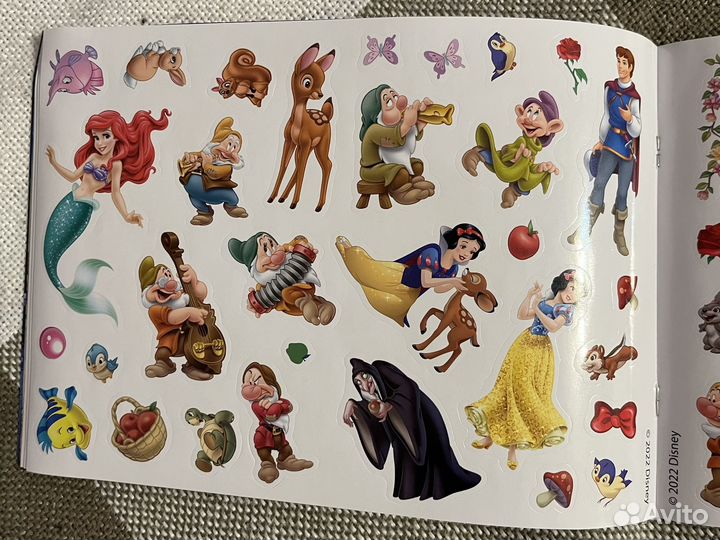 Альбом наклеек Принцессы Дисней
