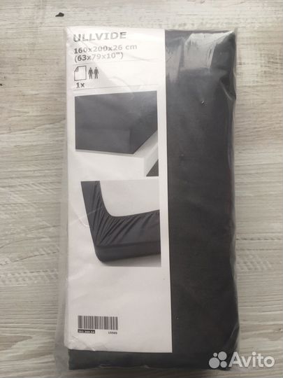 Простынь на резинке 160 200 IKEA