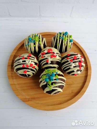 Шоколадные бомбочки с маршмеллоу