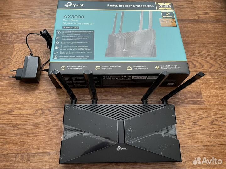 TP-Link Archer AX53 (Wi-Fi 6 AX3000) на гарантии