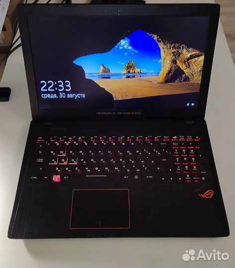 Игровой ноутбук Asus ROG Strix GL553V 1050ti i7