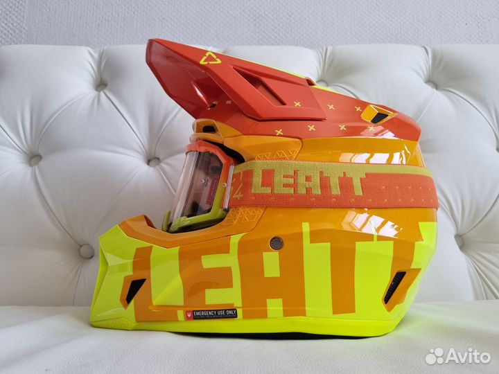 Enduro Шлем Leatt 7.5 V23 Оранжевый + очки 4.5