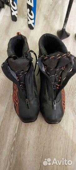 Лыжи беговые 190 см с ботинками