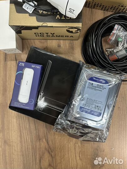 Готовый комплект 4G видеонаблюдения 7 камер 2MP