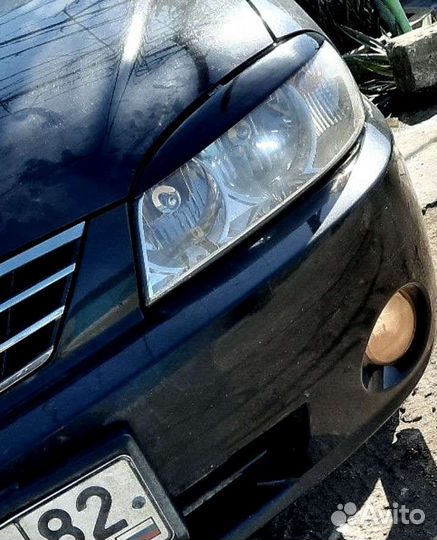 Реснички на фары для Kia Spectra