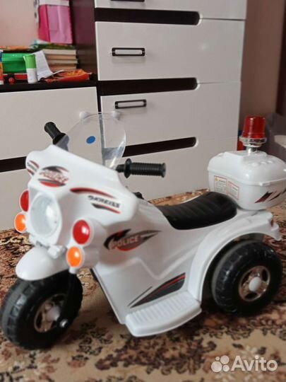 Детский мотоцикл на аккумуляторе бу