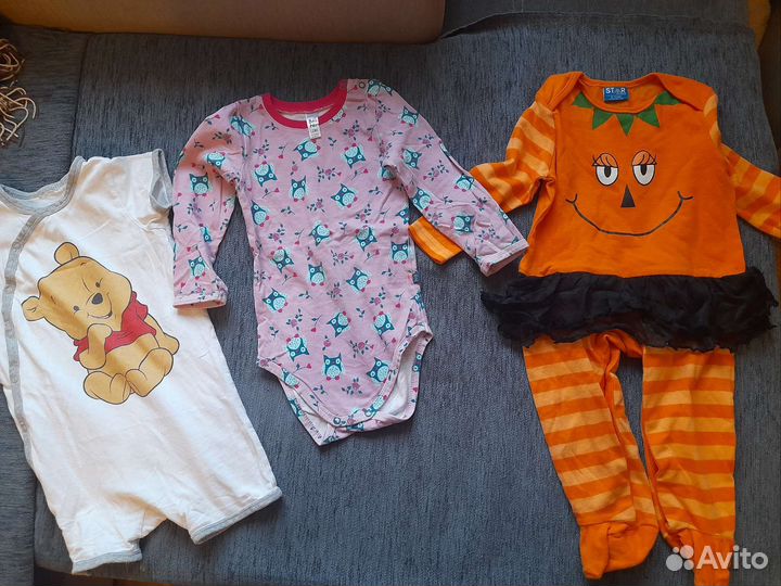 Вещи пакетом на девочку р.70-92 (47 вещей)