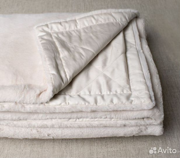 Плед меховой vanilla latte