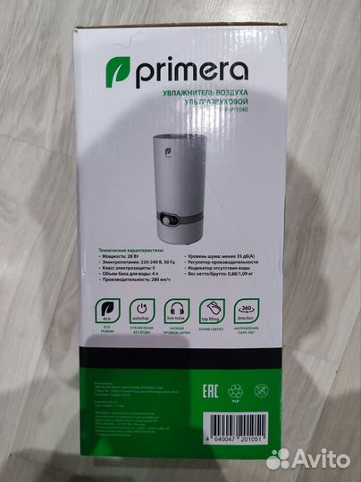 Воздухоувлажнитель/кондиционер Primera