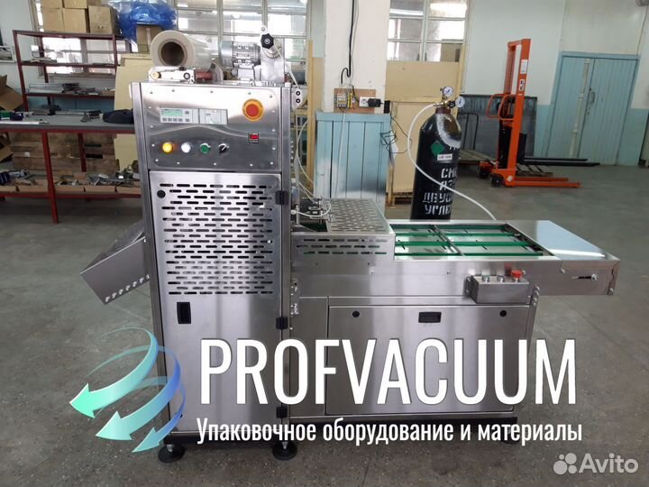 Конвейерный запайщик лотков skin-protruding