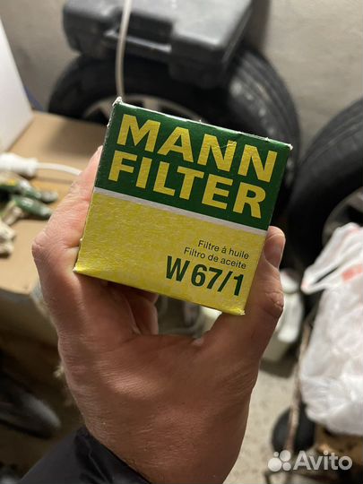 Фильтр масляный mann 67/1