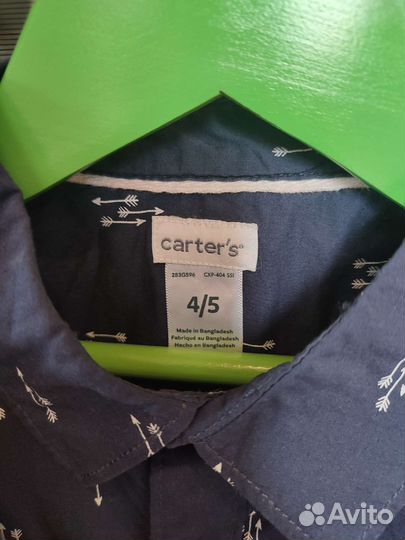 Комплект для мальчика: рубашки и шорты carters