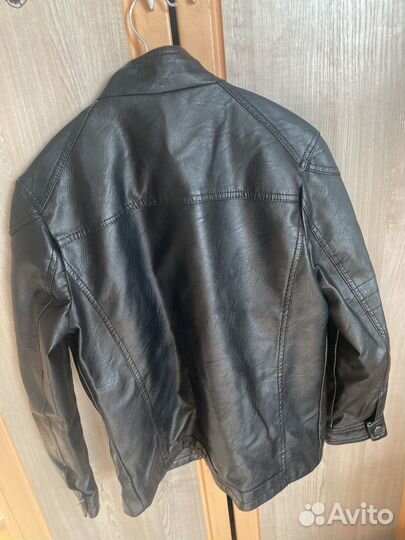 Кожаная куртка мужская
