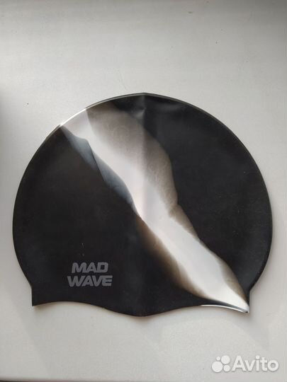 Шапочка для плавания Mad Wave детская, силикон