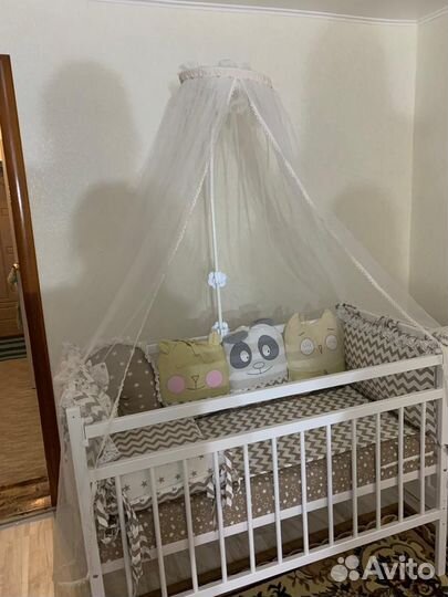 Бортики на кроватку