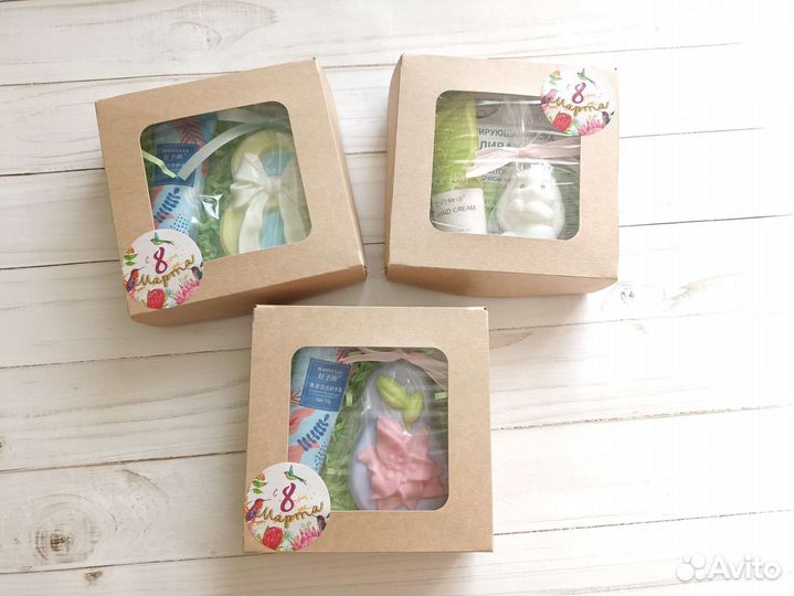 Подарочный набор мыло и косметика