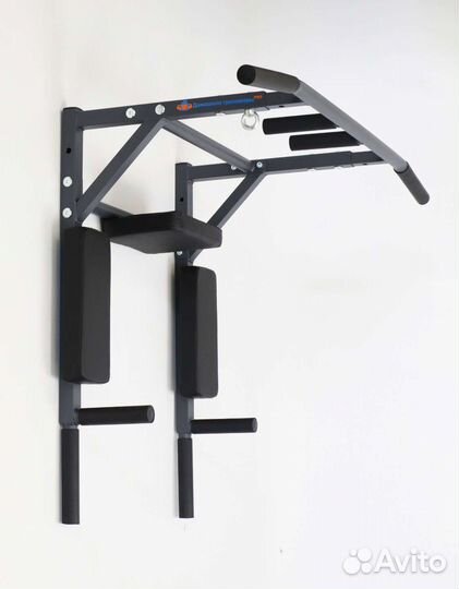 Турник брусья пресс 3 в 1 графит