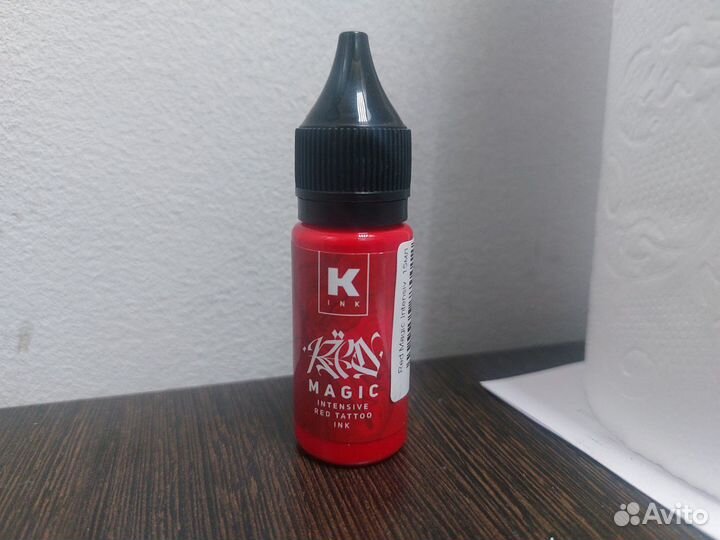 Краска для тату INK magic RED intensiv 15 мл