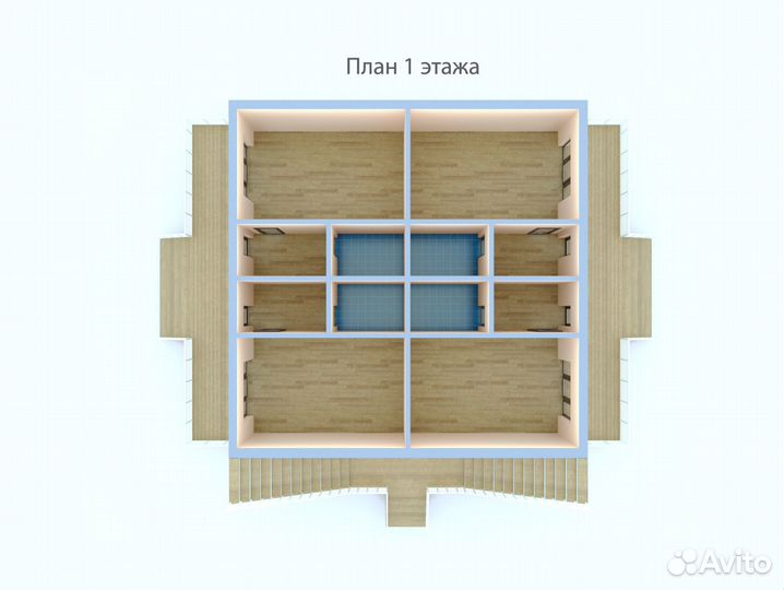 Лстк каркас мини-гостиницы