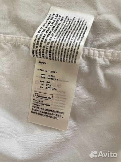 Рубашка Arket (размер 46)