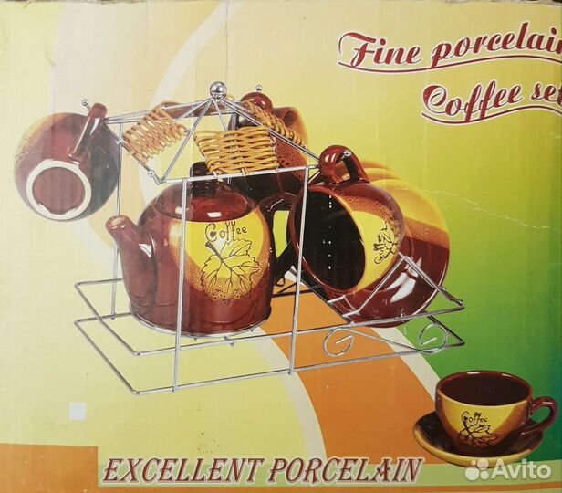 Кофейный сервиз керамический