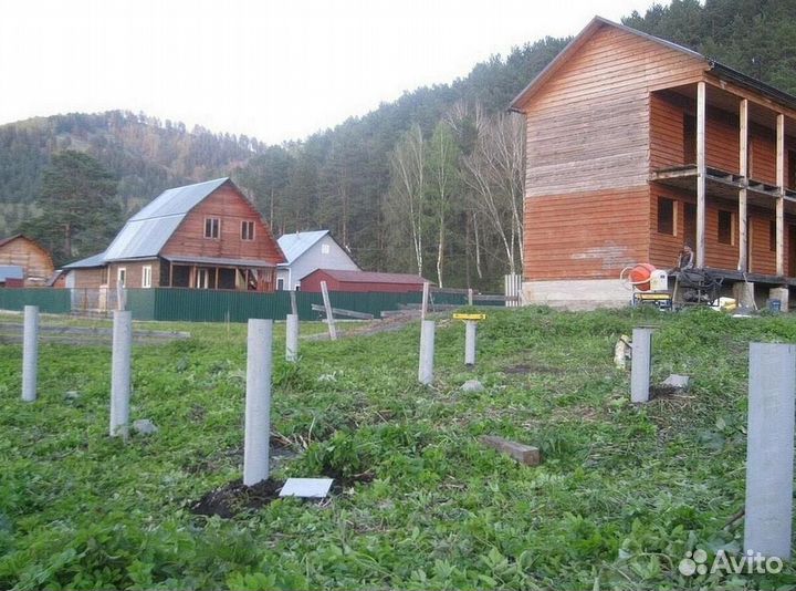 Винтовые сваи для забора