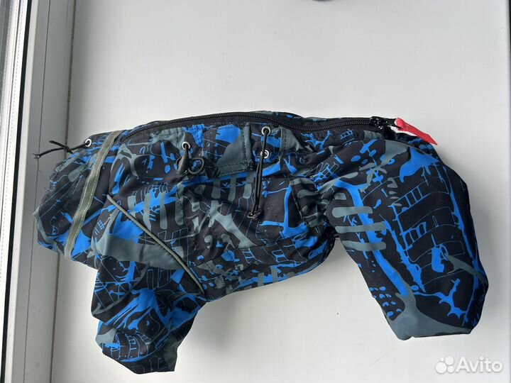 Зимний комбинезонна собачку мальчик