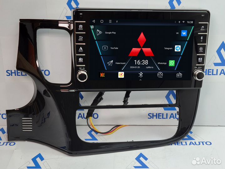 Магнитола K6GT Outlander 3 2012-2018 8ядер 6/128
