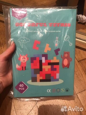 Деревянные игрушки тетрис