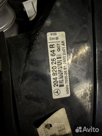 Оригенальная фара на mercedes glk