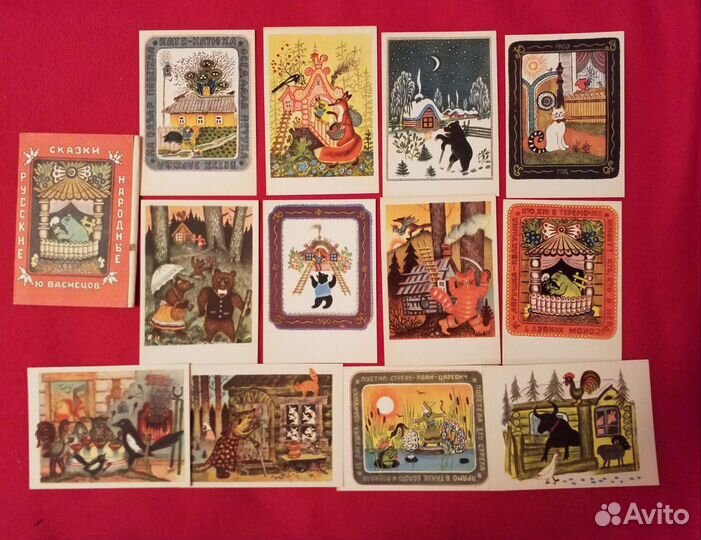 Наборы открыток Сказки,Каневский, Маврина