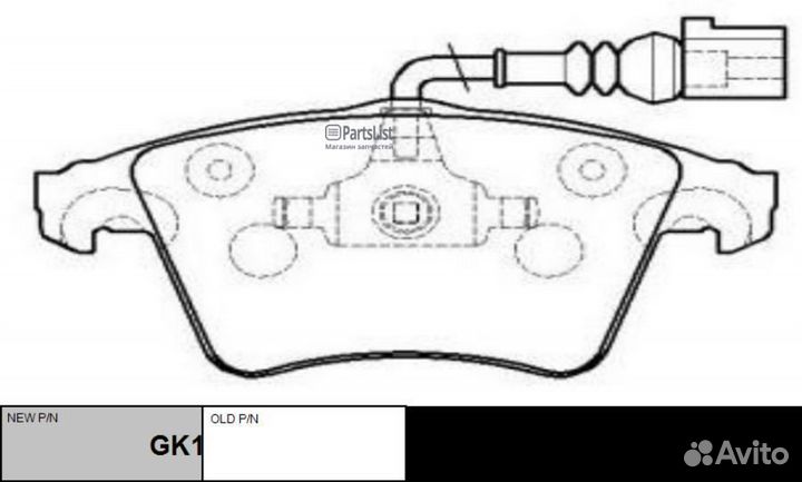 Колодки VW Multivan ckvw31