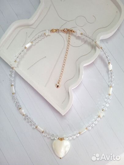 Колье чокер из натуральных камней