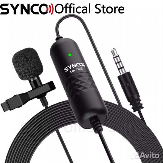 Петличный микрофон synco Lav-S6E 3.5 мм