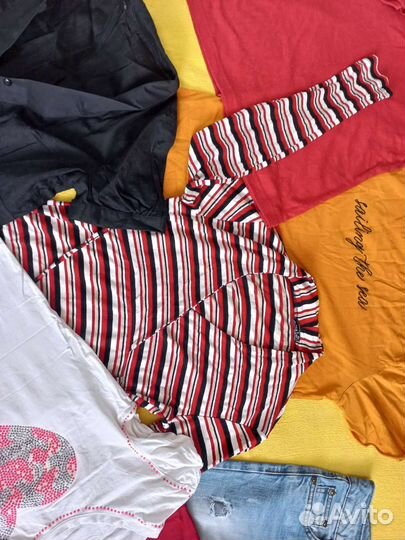 Вещи пакетом на девушку 40 42подростка 158, джинсы