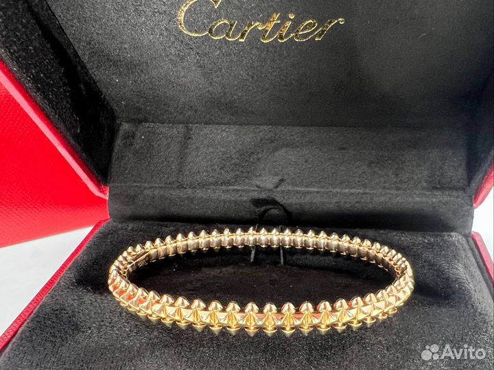 Золотой браслет Cartier Clash