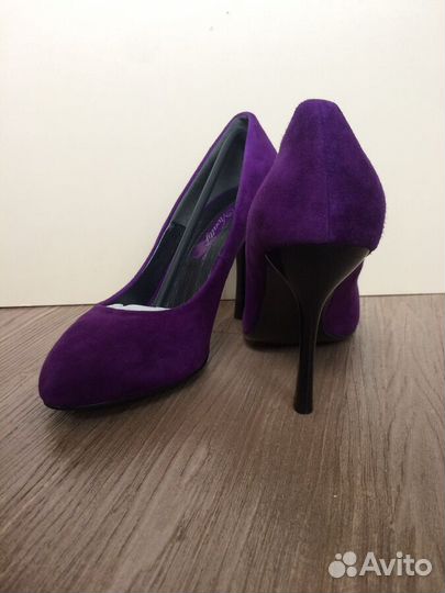 Новые туфли, натуральная замша, 39 р-р