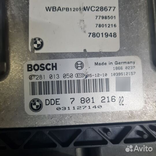 Блок управления двигателем Bmw X3 7803373 E83