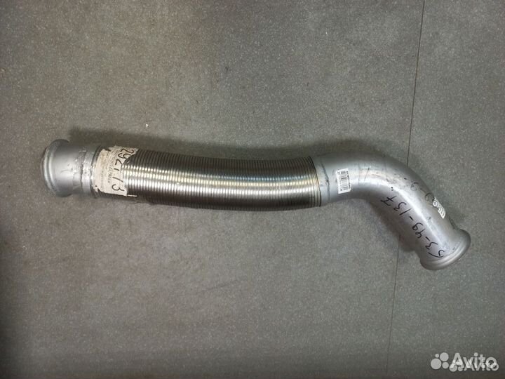 Труба глушителя приемная с гофрой (нерж) DAF CF/XF