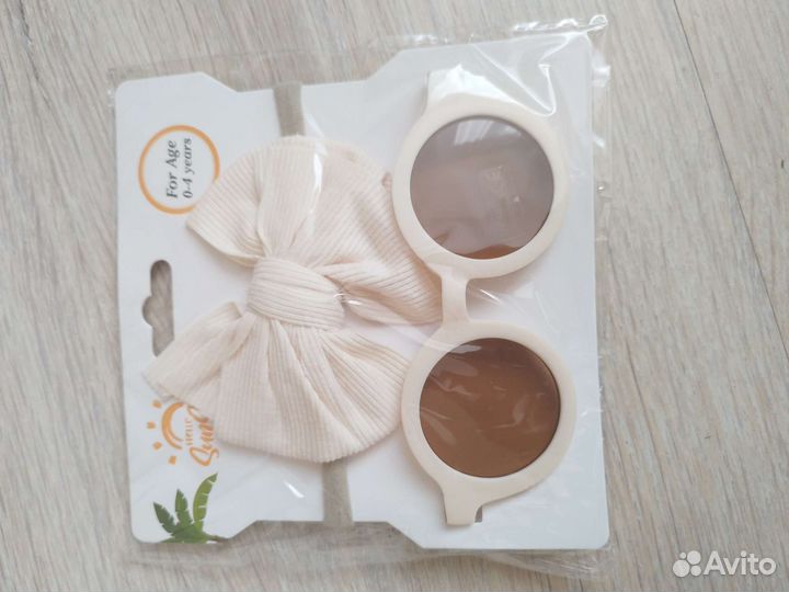 Солнцезащитные очки с бантом