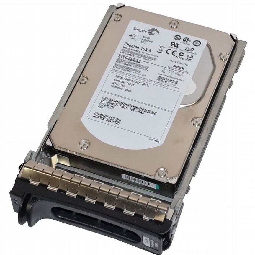 [0TK237] Жесткий Диск Dell Tk237 146gb Sas 3,5" Hdd