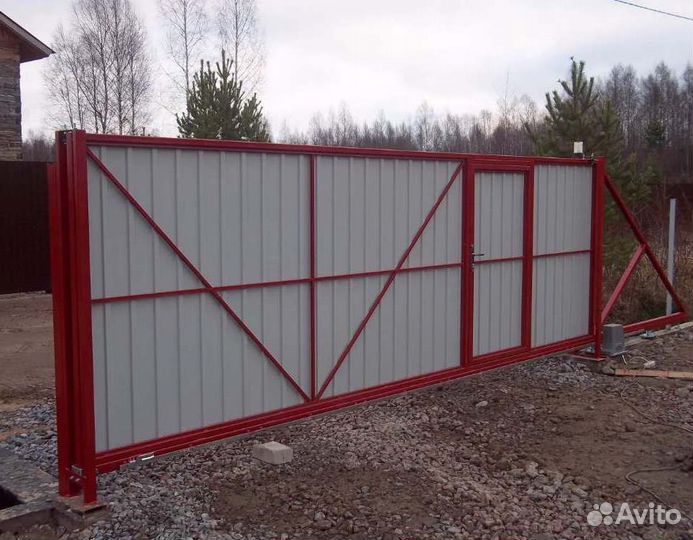Каркас откатных ворот