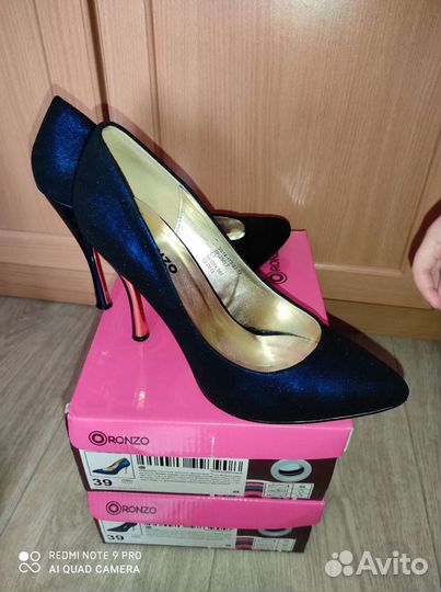 Туфли синие