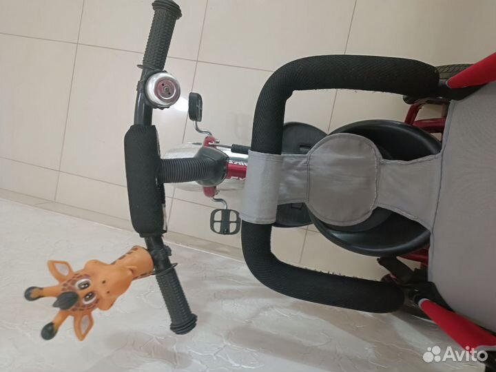 Велосипед коляска с ручкой