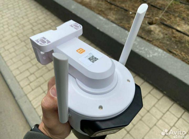 Уличная 4G камера видеонаблюдения два объектива