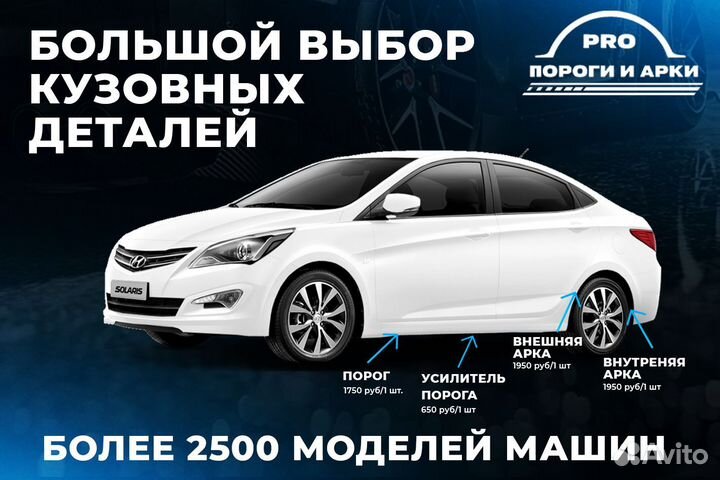 Ремонтные пороги на Honda Civic 6