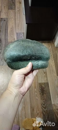 Меховая мужская кепка